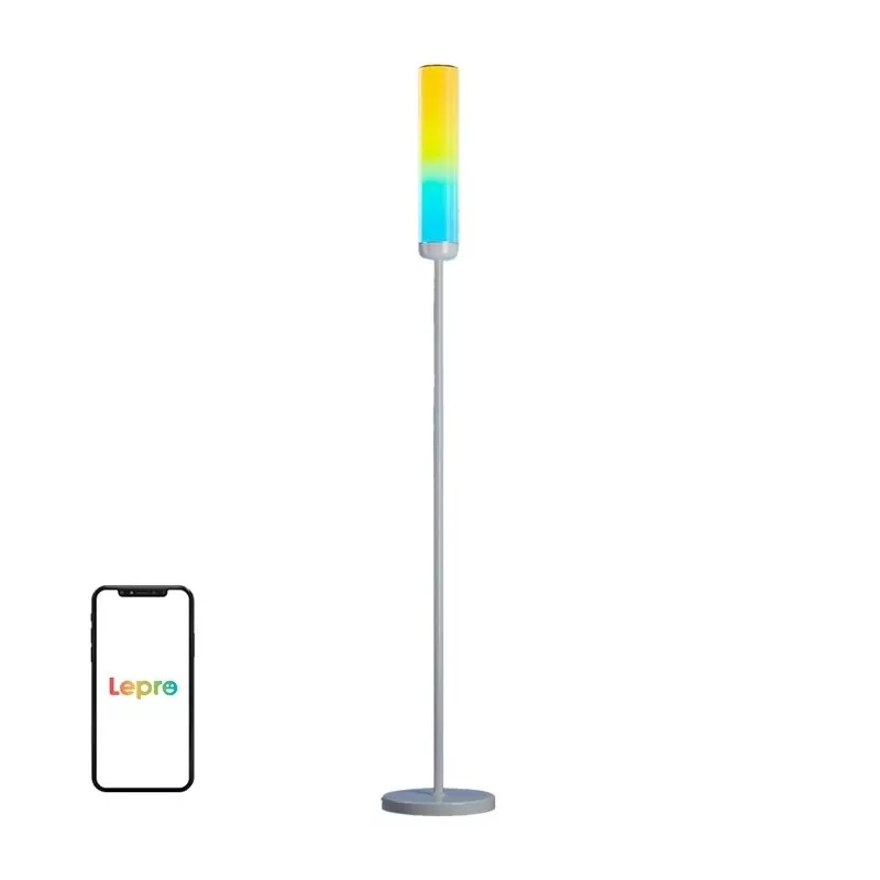 Lepro O1 AI Floor Lamp - Smart Floor Lamp, 2000 Lumens, RGB+CCT, Wi-Fi, Works with Alexa/Google Assistant