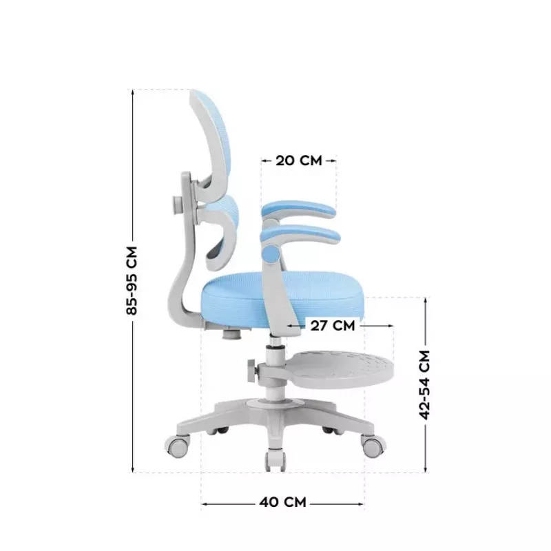 MARK ADLER Junior 4.4 Blue Swivel Chair