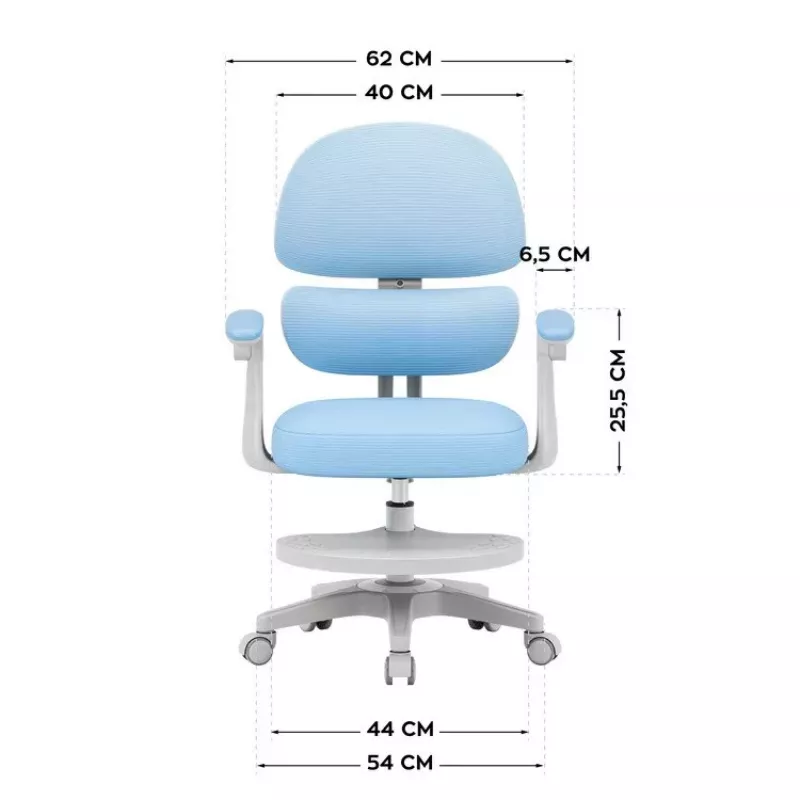 MARK ADLER Junior 4.4 Blue Swivel Chair