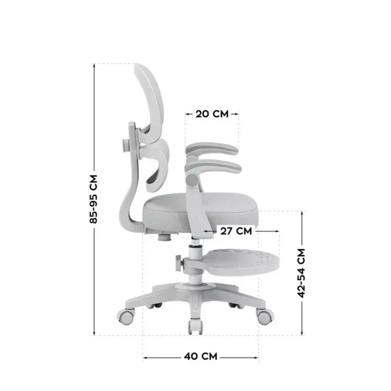 MARK ADLER Junior 4.4 Grey Swivel Office Chair