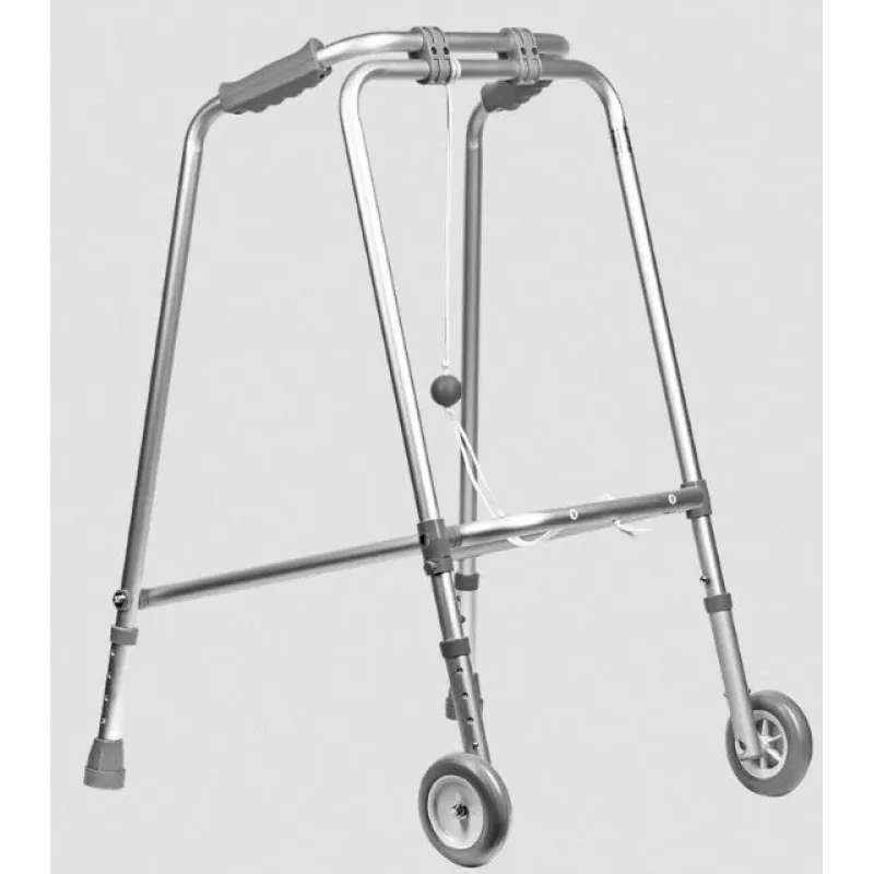 REHA FUND RF-100 Folding Rehabilitation Walker Silver Aluminum