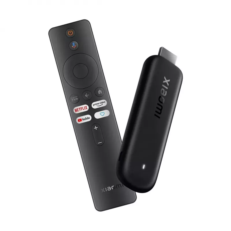 Xiaomi TV Stick HD (2nd Gen) - 1080p Streaming Media Player, Android TV 11, 1GB RAM, 8GB Storage, Bluetooth 5.0, Black