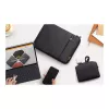 Inateck 16 Inch Laptop Sleeve with Accessory Pouch, Black-Grey, Water-Repellent Polyester, YKK Zipper, Shock-Absorbing, Scratch-Resistant, Slim Lightweight Design, Compatible with MacBook Pro 16 inch 2021-2023, Dell XPS 15, Surface Laptop 15