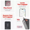 KEYSMART SmartLock TSA Approved Find My Lock Black