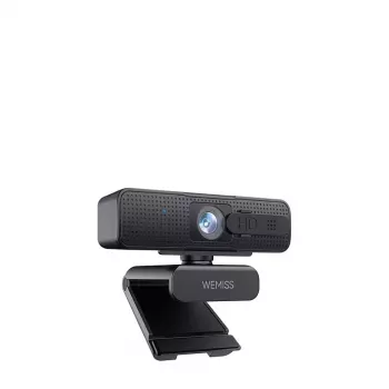 WEMISS CM-A1 Stream Series Autofocus Full HD Webcam with 1/3-CMOS Sensor Black