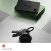 Chipolo CARD & LOOP Rechargeable Bluetooth Tracker Bundle for iOS & Android, Charcoal