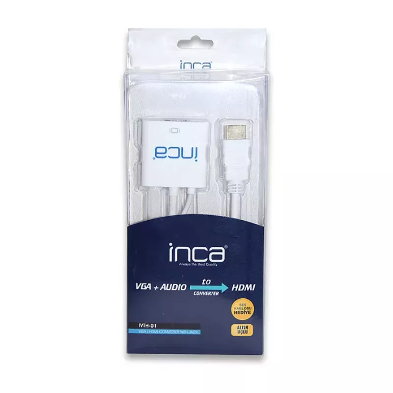 INCA VGA to HDMI + USB + Audio Converter IVTH-01