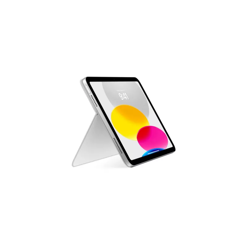 Apple Magic Keyboard Folio with Trackpad - British English (QWERTY) - White - for iPad (10th Generation)