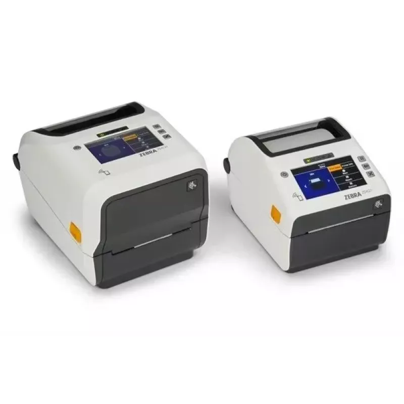 Zebra ZD621d-HC Direct Thermal Label Printer - 203 dpi - 4.3 inch Color Touch LCD - USB 2.0, LAN, Serial, USB Host - White