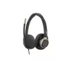 HP Poly Mission 825 Wired Stereo USB Headset with ANC - Black
