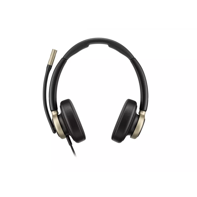 HP Poly Mission 825 Wired Stereo USB Headset with ANC - Black