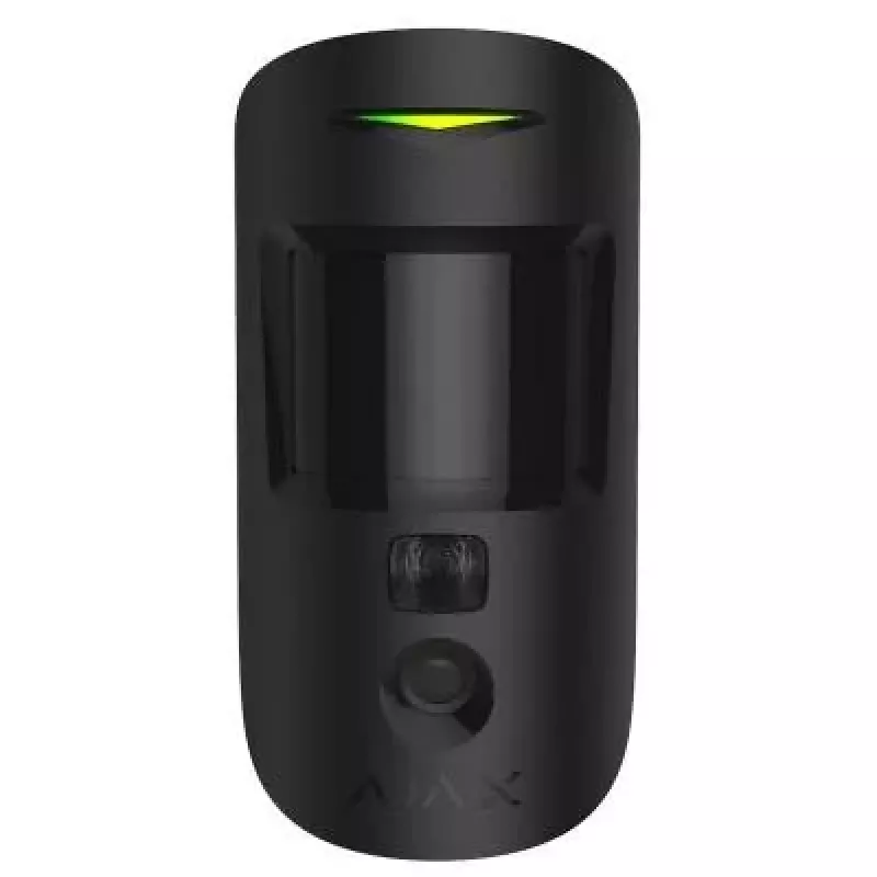 AJAX MotionCam HD Wireless Motion Detector with Camera, Black (PHOD 118275)
