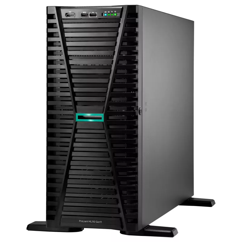 HPE ProLiant ML110 Gen11 4514Y 2.0GHz 16c 1P 2x32GB-R 8SFF MR408i-o 2x480GB SSD 2x1000W PS EU Server 960 GB Tower (4.5U) Intel Xeon Silver 2 GHz 64 GB