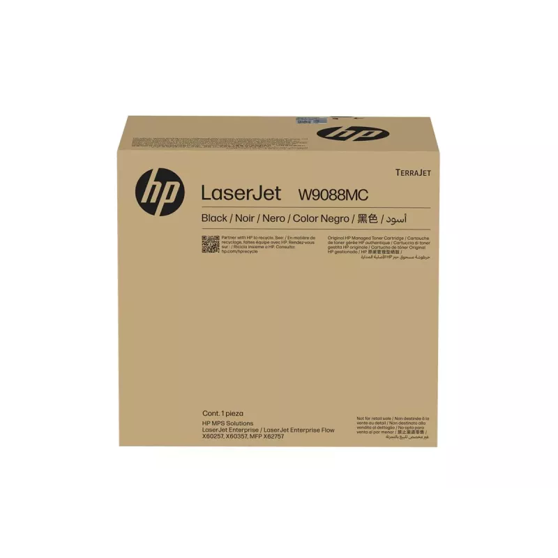 HP W9088MC Black Managed LaserJet Toner Cartridge