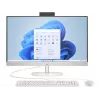 HP All-in-One 27-cr0042nf Desktop PC, AMD Ryzen 5 7520U, 16 GB RAM, 512 GB SSD, 27 inch Full HD IPS Display, Windows 11 Home, White (Refurbished)