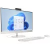 HP All-in-One 27-cr0042nf Desktop PC, AMD Ryzen 5 7520U, 16 GB RAM, 512 GB SSD, 27 inch Full HD IPS Display, Windows 11 Home, White (Refurbished)