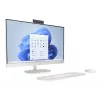 HP All-in-One 27-cr0045nf Desktop PC, AMD Ryzen 7 7730U, 16 GB RAM, 512 GB SSD, 27 inch Full HD IPS Display, Windows 11 Home, White (Refurbished)