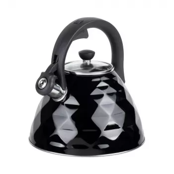 RESTO Whistling Kettle 3L Stainless Steel Silver/Black 90610