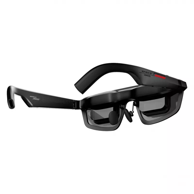 ASUS ROG XREAL R1-N Gaming AR Glasses 240Hz - Full HD per Eye, 90Hz, 130 inch Virtual Screen, USB-C DP Alt Mode, Black