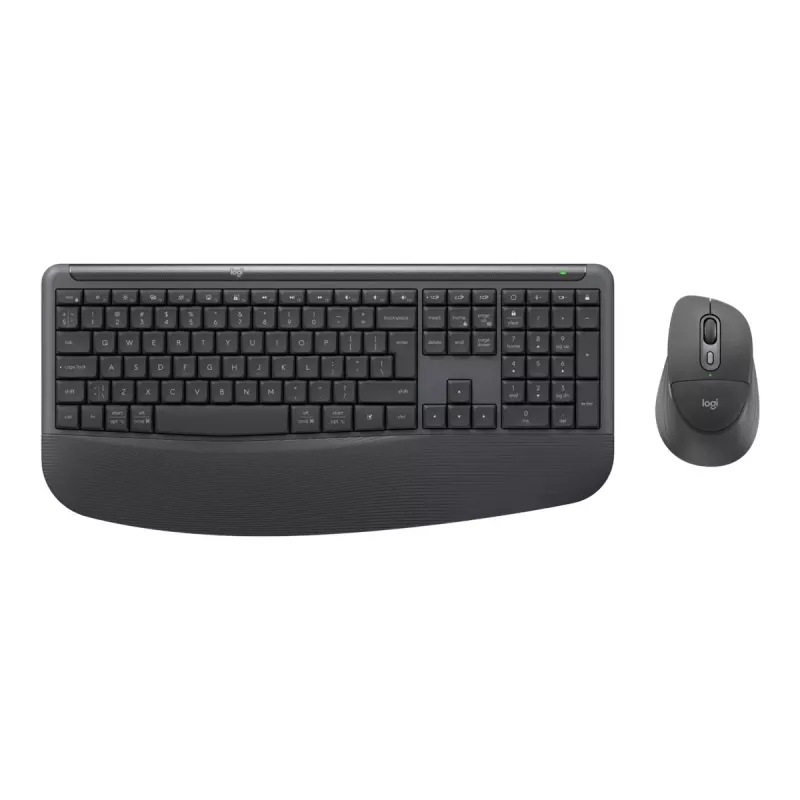 Logitech MK880 For Business Wireless Keyboard and Mouse Combo - Graphite - US International - 2.4GHz/BT