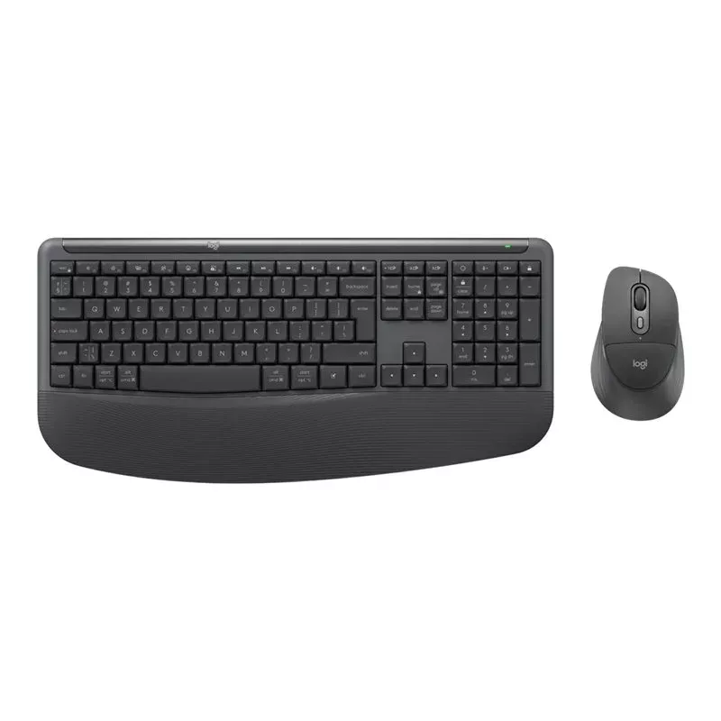 Logitech MK880 For Business Wireless Keyboard and Mouse Combo - Graphite - US International - 2.4GHz/BT