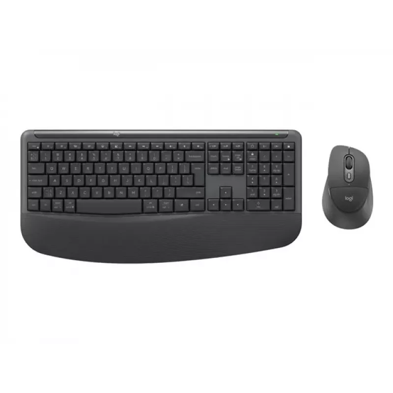 Logitech MK880 For Business Wireless Keyboard and Mouse Combo - Graphite - US International - 2.4GHz/BT