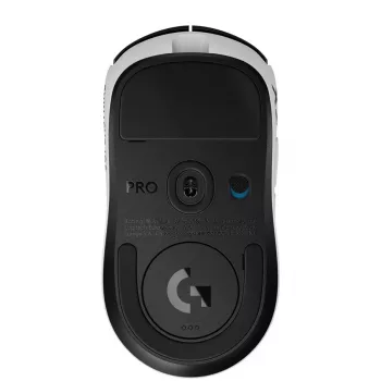 Logitech G PRO X2 SUPERSTRIKE Optical Wireless Gaming Mouse - Black/White