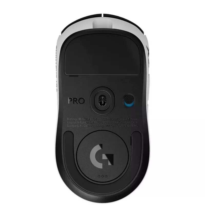 Logitech G PRO X2 SUPERSTRIKE Optical Wireless Gaming Mouse - Black/White