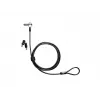 HP Nano MK Lock - Keyed Cable Lock for Kensington Nano Security Slot, 1.83m Galvanized Steel Cable, Black/Silver