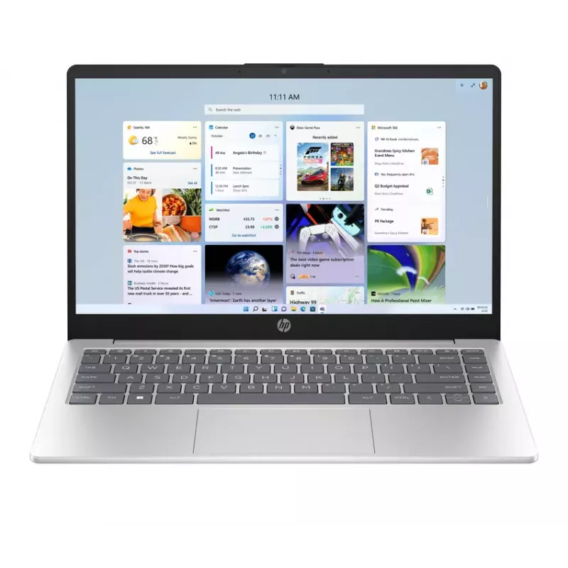 HP Laptop 14-em0021ne, AMD Ryzen 5 7520U, 8GB RAM, 256GB SSD, 14.0 inch FHD, Natural Silver, Windows 11 Home (Refurbished)
