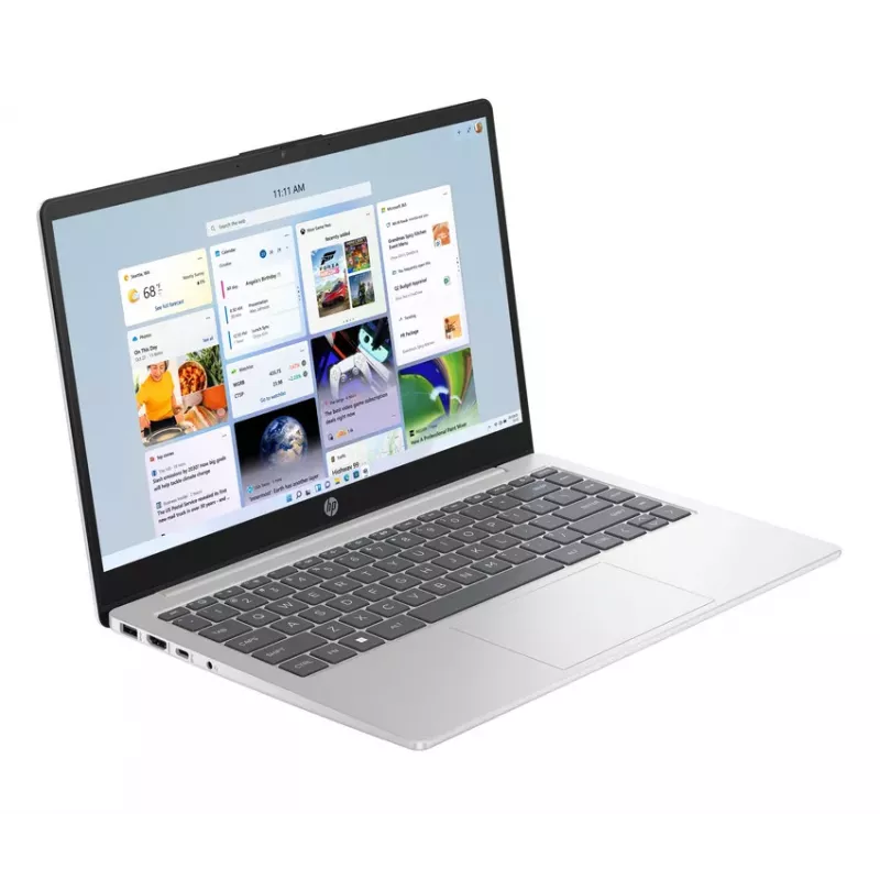 HP Laptop 14-em0021ne, AMD Ryzen 5 7520U, 8GB RAM, 256GB SSD, 14.0 inch FHD, Natural Silver, Windows 11 Home (Refurbished)
