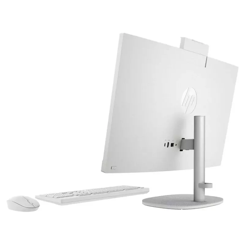 HP All-in-One NGAI 24-ct2001na Desktop PC, AMD Ryzen 5 8500G, 16GB DDR5, 512GB SSD, 23.8 inch FHD IPS, Windows 11 Home, Snow White