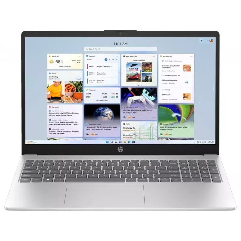 HP Laptop 15-fd0325ne, Intel Core Ultra 5 120U, 24GB RAM, 512GB SSD, 15.6 inch Full HD, Windows 11 Home, Silver