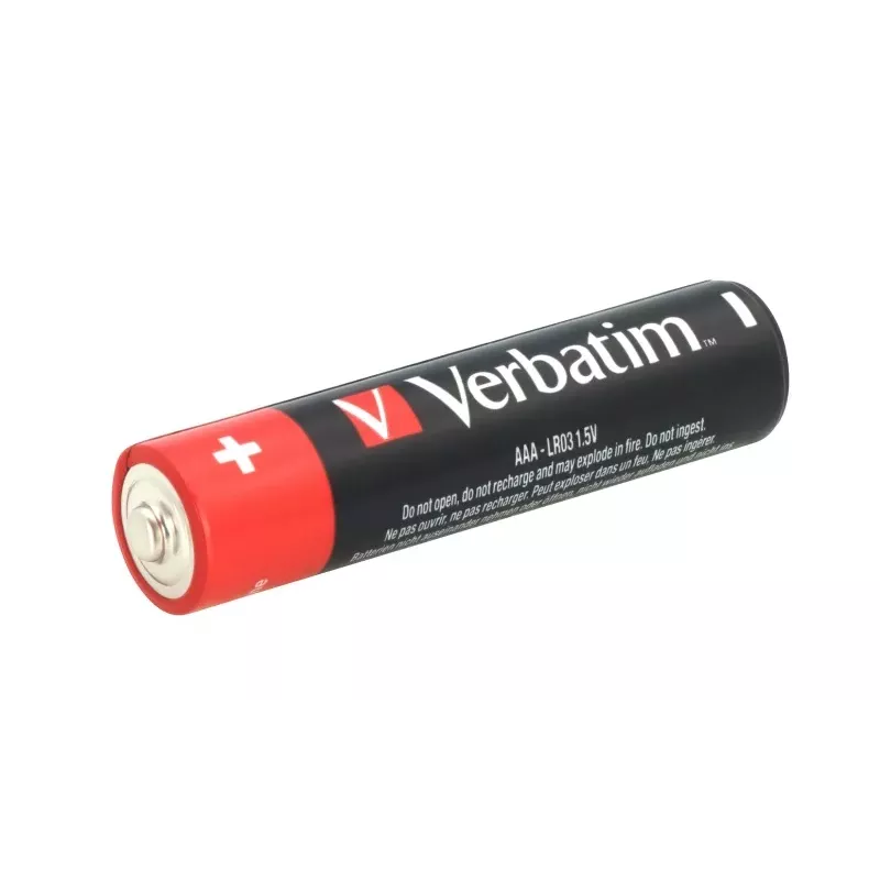 Verbatim 49500 Alkaline Batteries AAA LR03 (4 pcs/Pack)