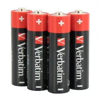 Verbatim 49501 Alkaline Batteries AA LR6 (4 pcs/Pack)