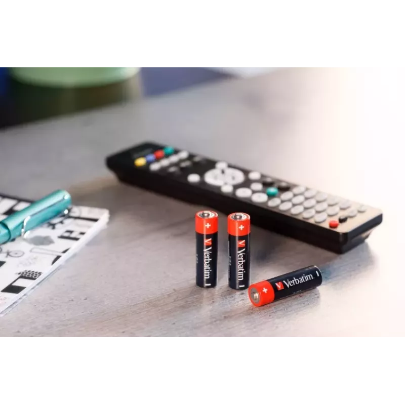 Verbatim 49501 Alkaline Batteries AA LR6 (4 pcs/Pack)