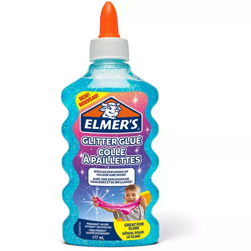 Elmer's 2077252 Liquid Glue - 177 ml (6 fl oz) - Washable, Non-Toxic, Dries Clear - Squeeze Bottle