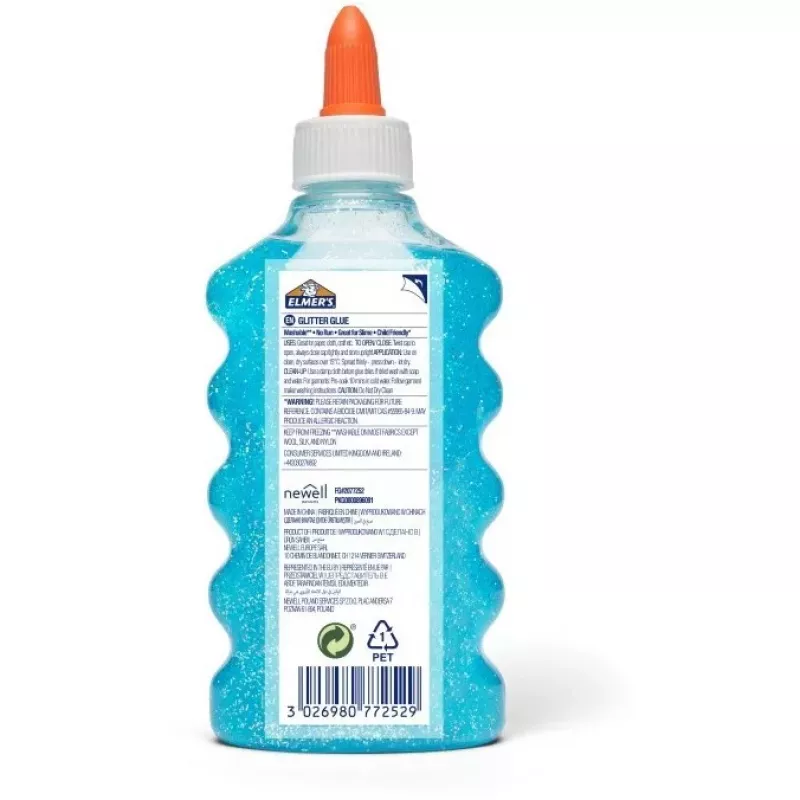 Elmer's 2077252 Liquid Glue - 177 ml (6 fl oz) - Washable, Non-Toxic, Dries Clear - Squeeze Bottle
