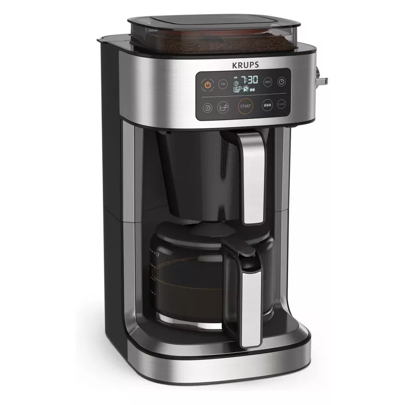 KRUPS KM760D Aroma Filter Coffee Machine Black 2-10 Cups