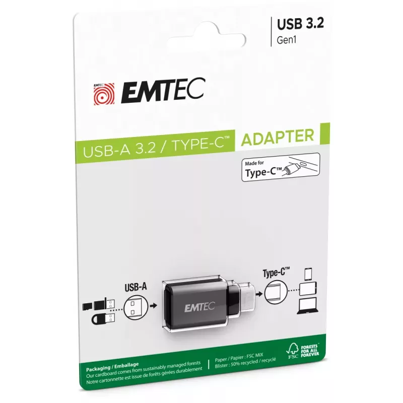 Emtec Adapter USB 3.1 to USB-C