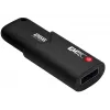 Emtec USB 3.2 Click Secure B120 256GB USB Flash Drive Black