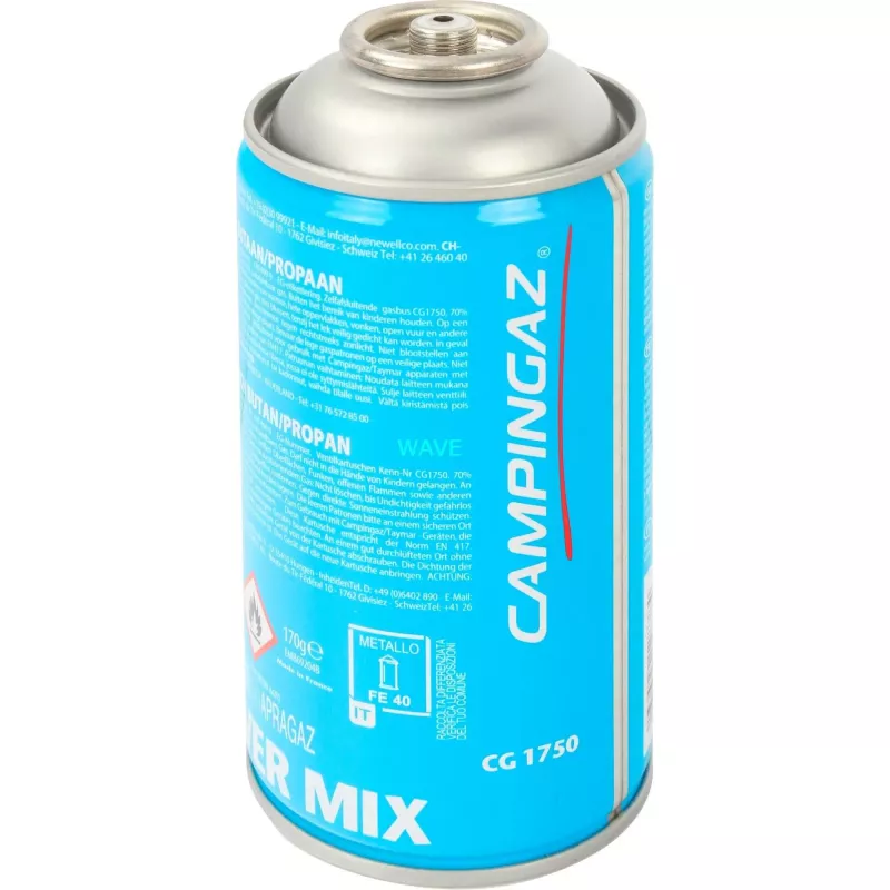 CAMPINGAZ Ventil Gas Cartridge CG1750 - 450g Butane/Propane Mix for Easy Clic PLUS Appliances