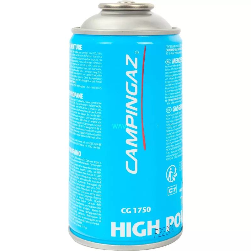 CAMPINGAZ Ventil Gas Cartridge CG1750 - 450g Butane/Propane Mix for Easy Clic PLUS Appliances