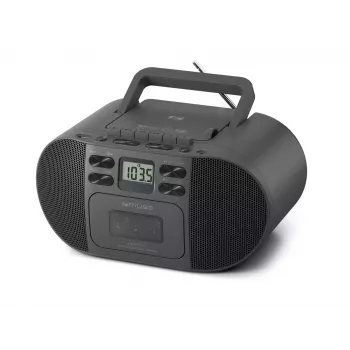 Muse M-188RDC CD Boombox with Bluetooth, FM Radio, USB, Black