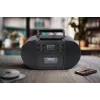 Muse M-188RDC CD Boombox with Bluetooth, FM Radio, USB, Black