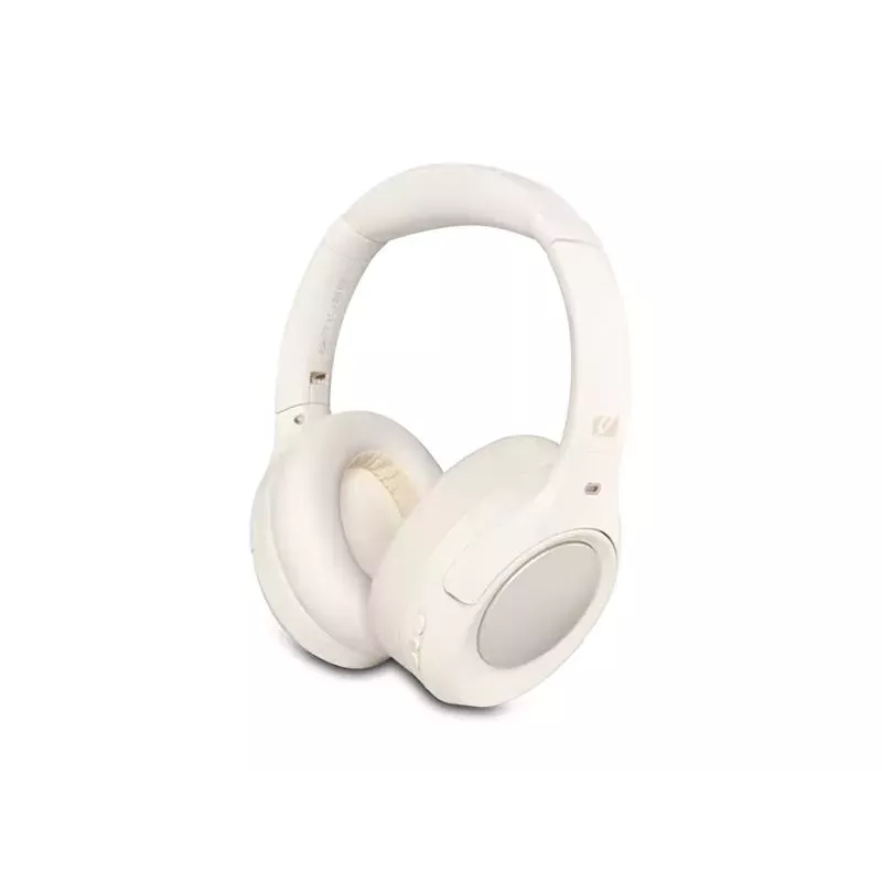 Muse M-295 ANCW Wireless Over-Ear Headphones with Active Noise Cancelling, White