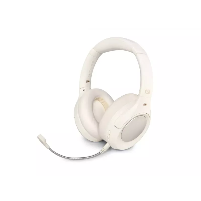 Muse M-295 ANCW Wireless Over-Ear Headphones with Active Noise Cancelling, White