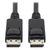 EATON Tripp Lite Series DisplayPort Cable with Latching Connectors, 4K 60 Hz (M/M), Black, 10 ft. (3.05 m)