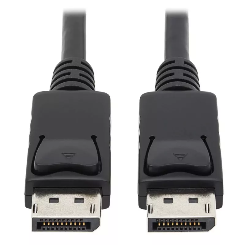 EATON Tripp Lite Series DisplayPort Cable with Latching Connectors, 4K 60 Hz (M/M), Black, 10 ft. (3.05 m)