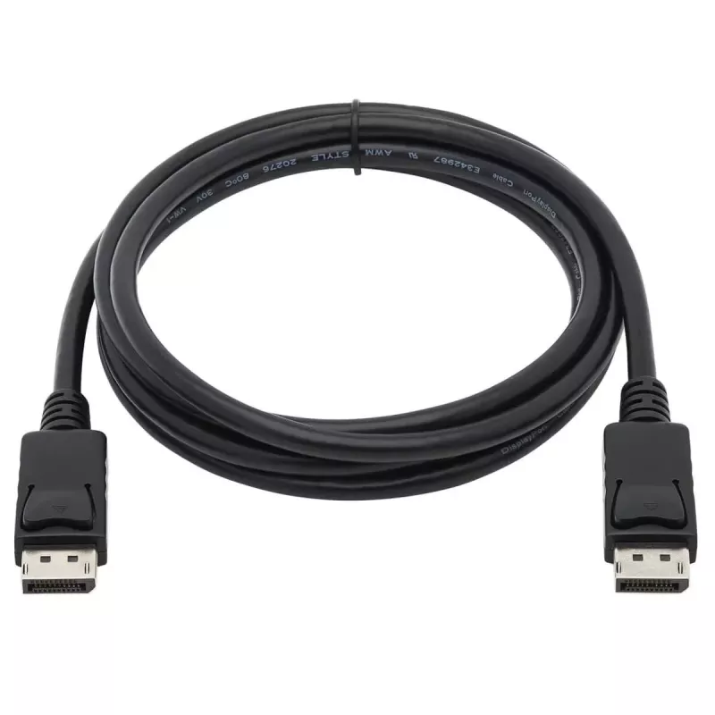 EATON Tripp Lite Series DisplayPort Cable with Latching Connectors, 4K 60 Hz (M/M), Black, 10 ft. (3.05 m)